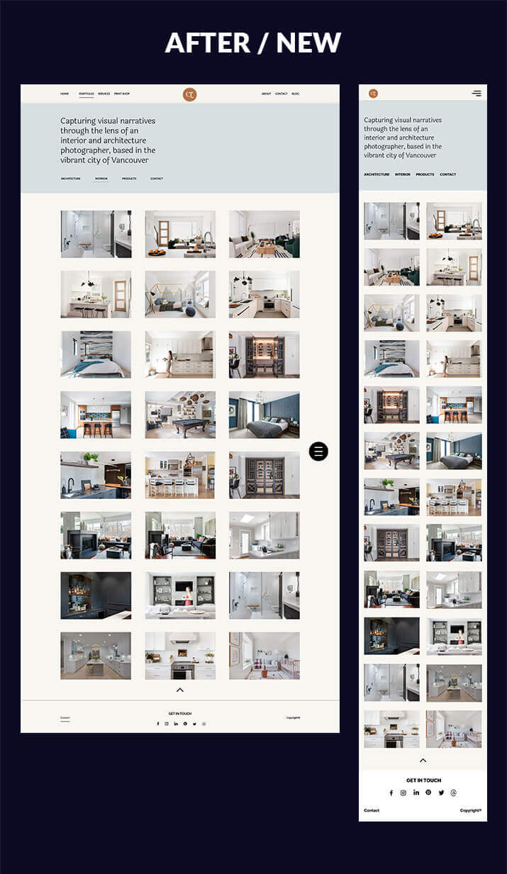 CelisseReneeCreativeStudio Compare Portfolio Interior