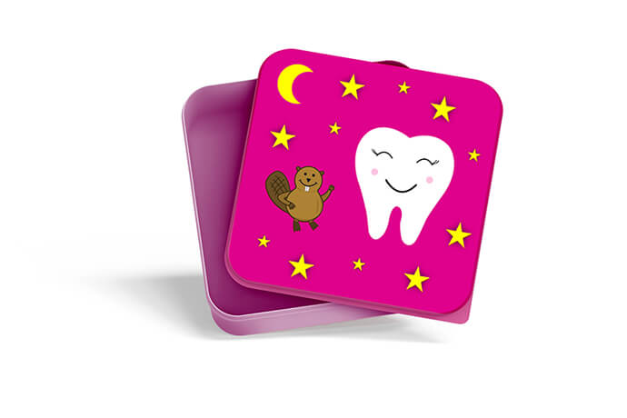 Tooth tin for girls