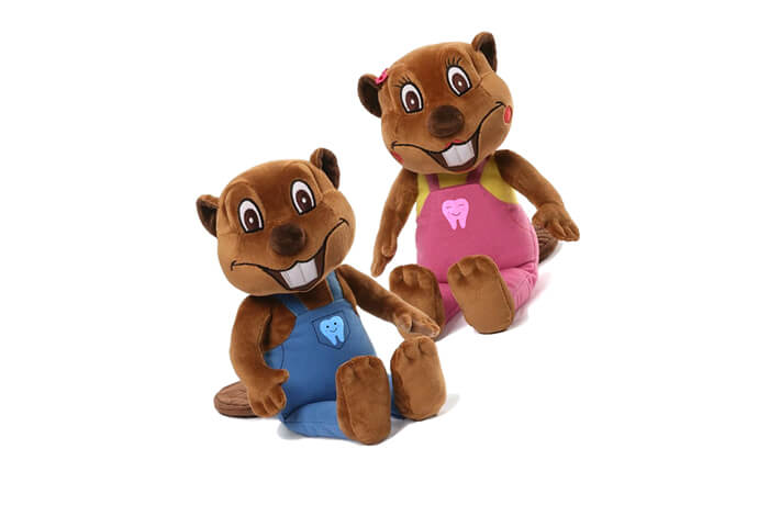 Stuffy beaver for kids