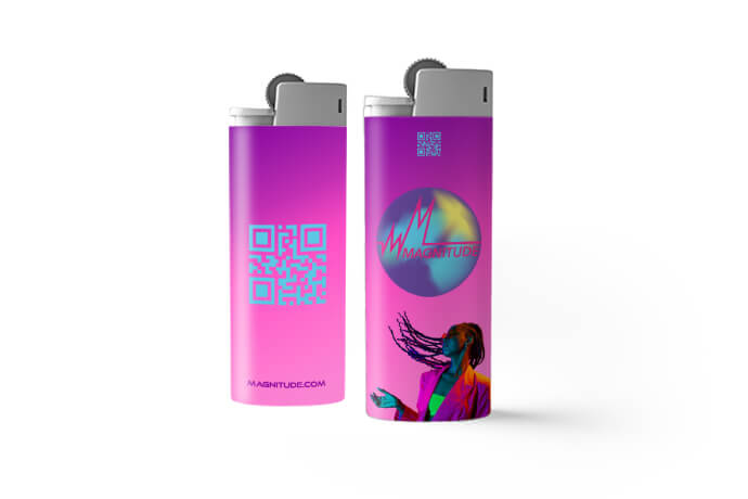 Festival pink lighters
