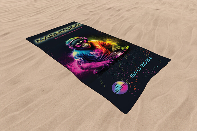 Festival beach towels